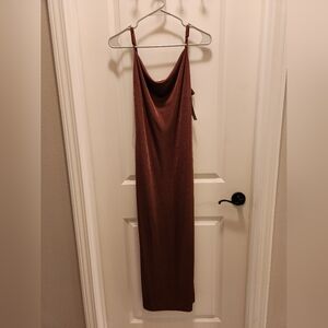 FINAL CLEARANCE PRICE NWT Lizard Thicket brown slip dress